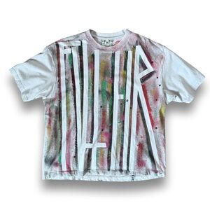 One of one, hand painted Father’s Haus ss2026 Graphic T-Shirt (hand painted)